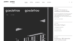 Desktop Screenshot of goedefroo-architecten.be