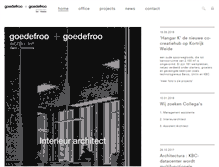 Tablet Screenshot of goedefroo-architecten.be